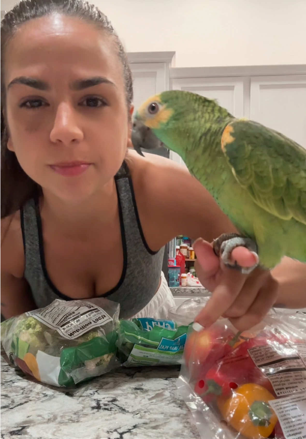 I’m officially a crazy bird lady 😂 #parrot #amazonparrot #parrotsoftiktok #birdlady #bird #petbird #fyp #foryou #foryoupage #viral #tiktok #tiktokviral #fypシ #fypシ゚viral #kendallsmith904 