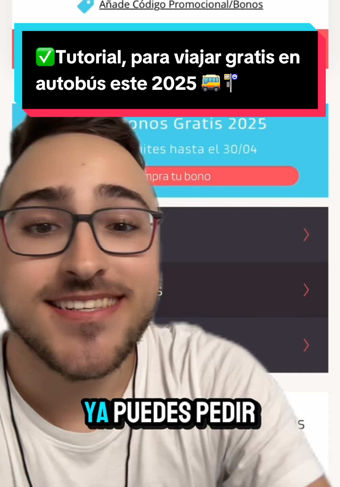 ✅Tutorial, para viajar gratis en autobús este 2025 🚌🚏 #autobus #transportepublico #alsa 