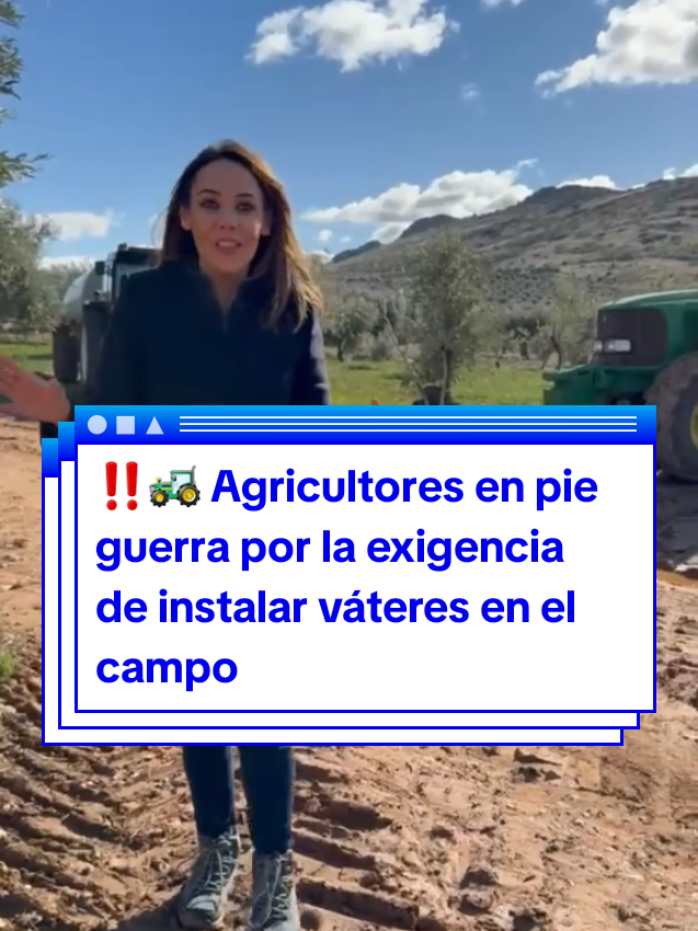 ‼️🚜 #Agricultores en pie guerra por la exigencia de instalar váteres en el campo: 🗣️ “Es abono orgánico”  📲 Nos cuenta todos los detalles, desde Toledo, ##MaríaRodríguezpara #Antena3Noticias #NoticiasTikTok #Noticias #News. 