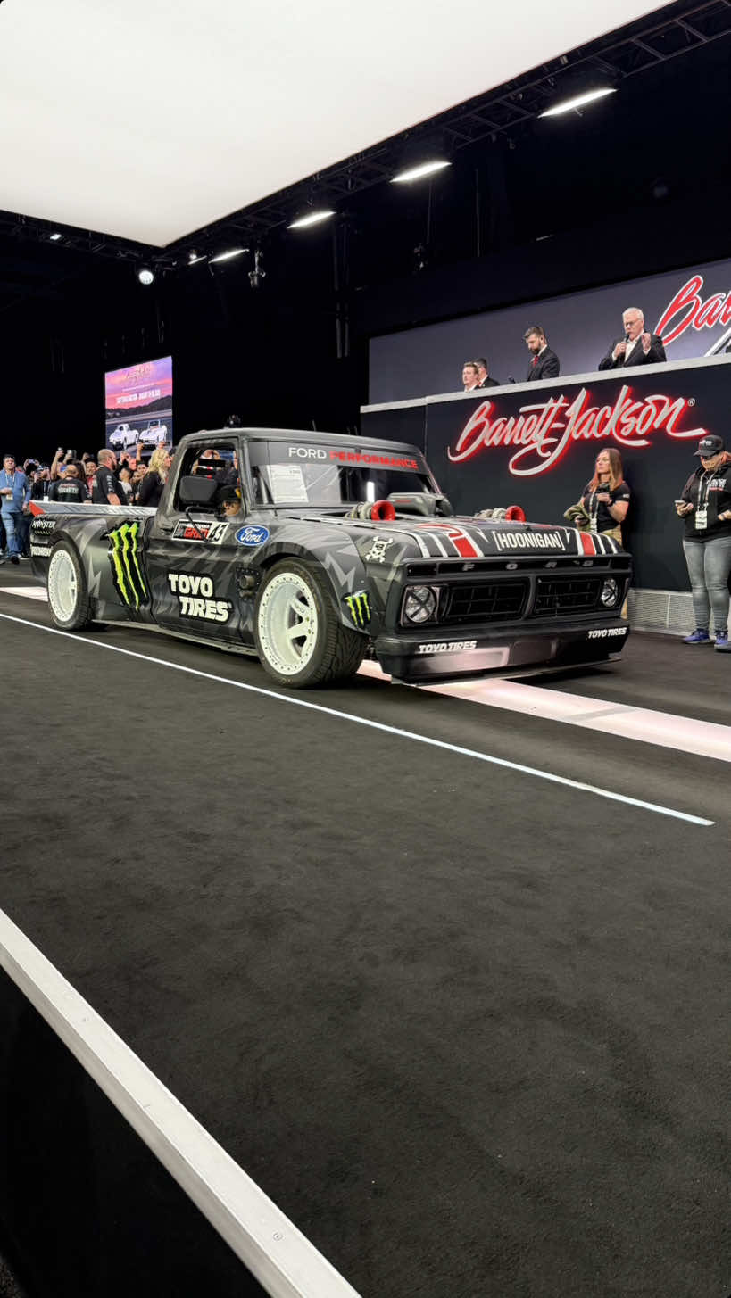 We can't put a number on the amount of car enthusiasts that were inspired by #KenBlock and @The Hoonigans, but we can put a SOLD price on this custom 1977 Ford F-150 known as 