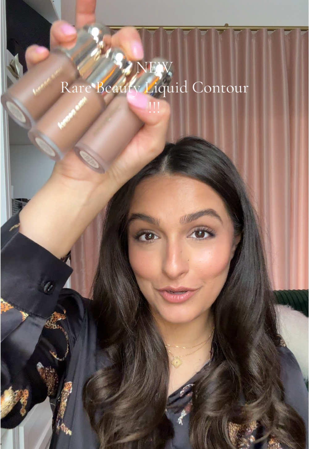 I got my hands on the new Rare Beauty liquid contours!! I’m wearing shade Solace, what do you guys think?! #rarebeauty #browngirlmakeup #browngirlapproved #makeuptutorial #liquidcontour #BeautyTok 