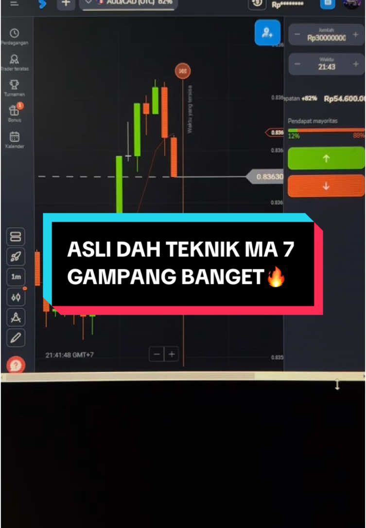 ASLI DAH TEKNIK MA 7 GAMPANG BANGET🔥 #fyp #xyzbca #stockity #stockityid 