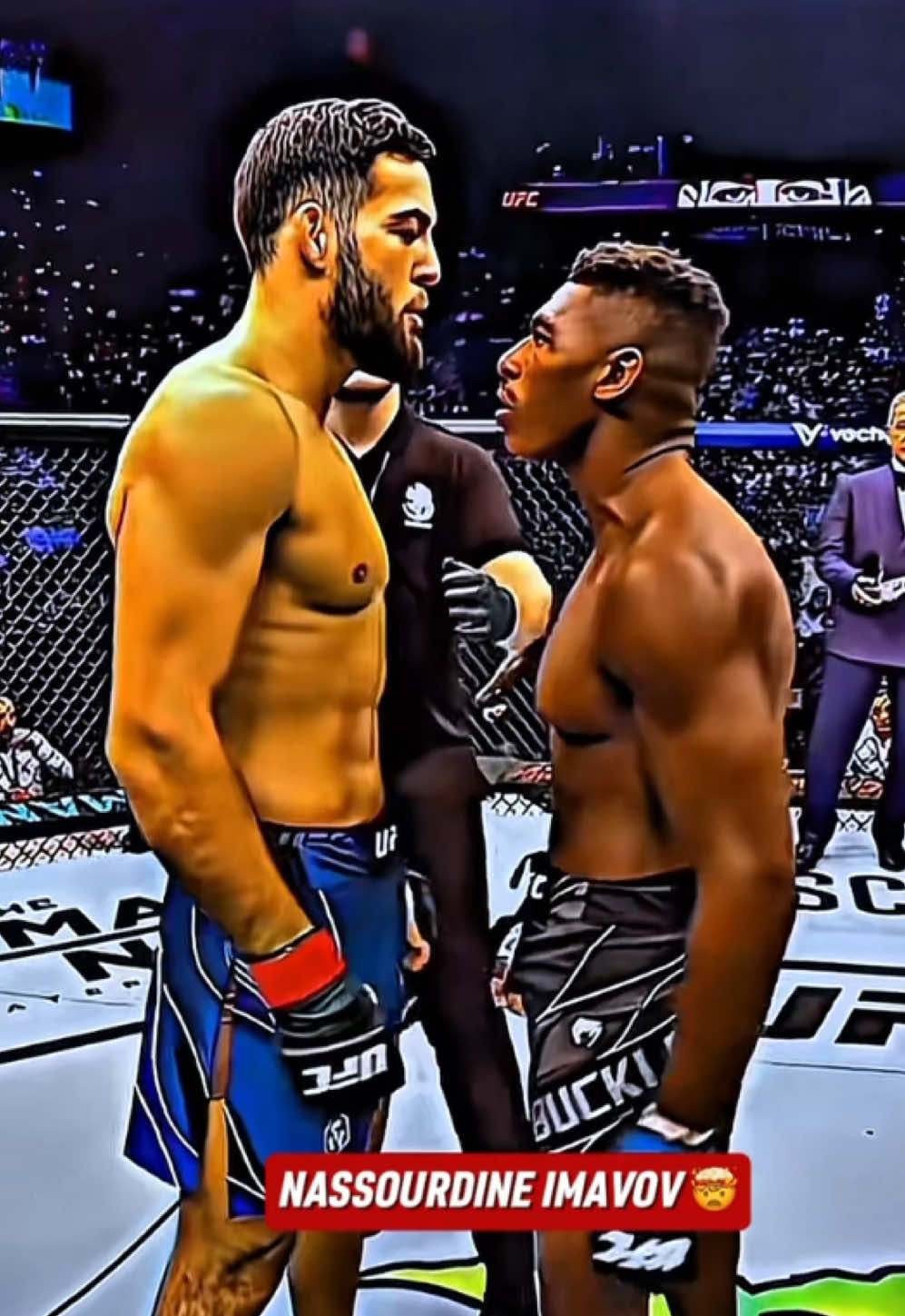NASSOURDINE IMAVOV VS JOACHIM BUCKLEY 🎯WHAT A FIGHT 🤩 Pensez-vous qu’Imavov va battre la légende Adesanya ? 🧐 #UFC #mma #legend #viral_video #edit 