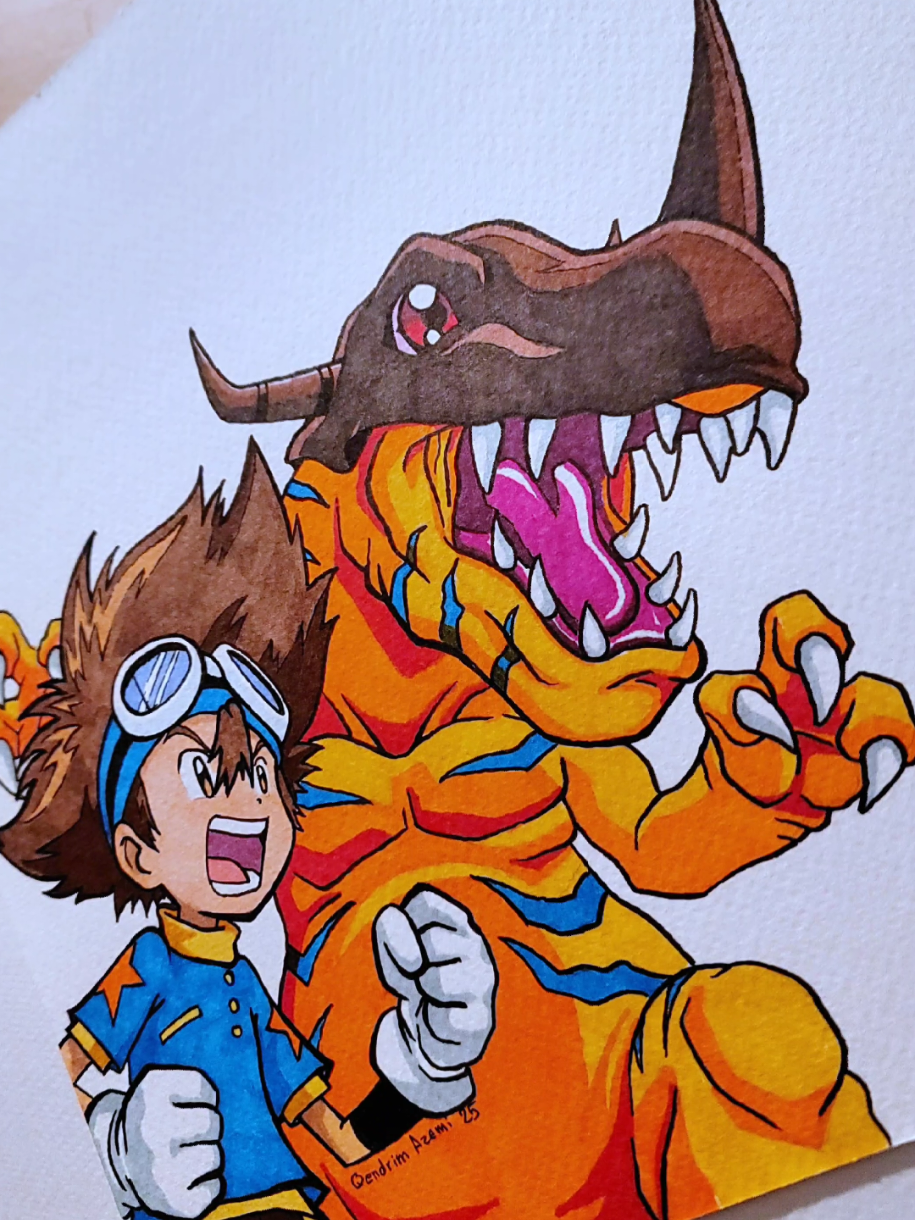 Drawing Tai - Greymon and MetalGreymon  from Digimon Adventure  . . . . . . . . . . . . . . . . . . . . . . . . . . . . .   . . . . . . . . . . . . #digimonadventure #digimon #digimontamers #digimonworld #digimonfrontier #digimontri #digimonadventuretri #digimonuniverse #digimonsavers #digimonghostgame #digimonart #digitalmonsters #anime #digimonxroswars #digivice #digimontcg #agumon #bandai #digimondatasquad #digimonindonesia #digimoncosplay #digimonfusion #wargreymon #digimoncards #digievolution #digimonrearise #digimonfanart #digimoncardgame #digimoncybersleuth #digimonmastersonline 