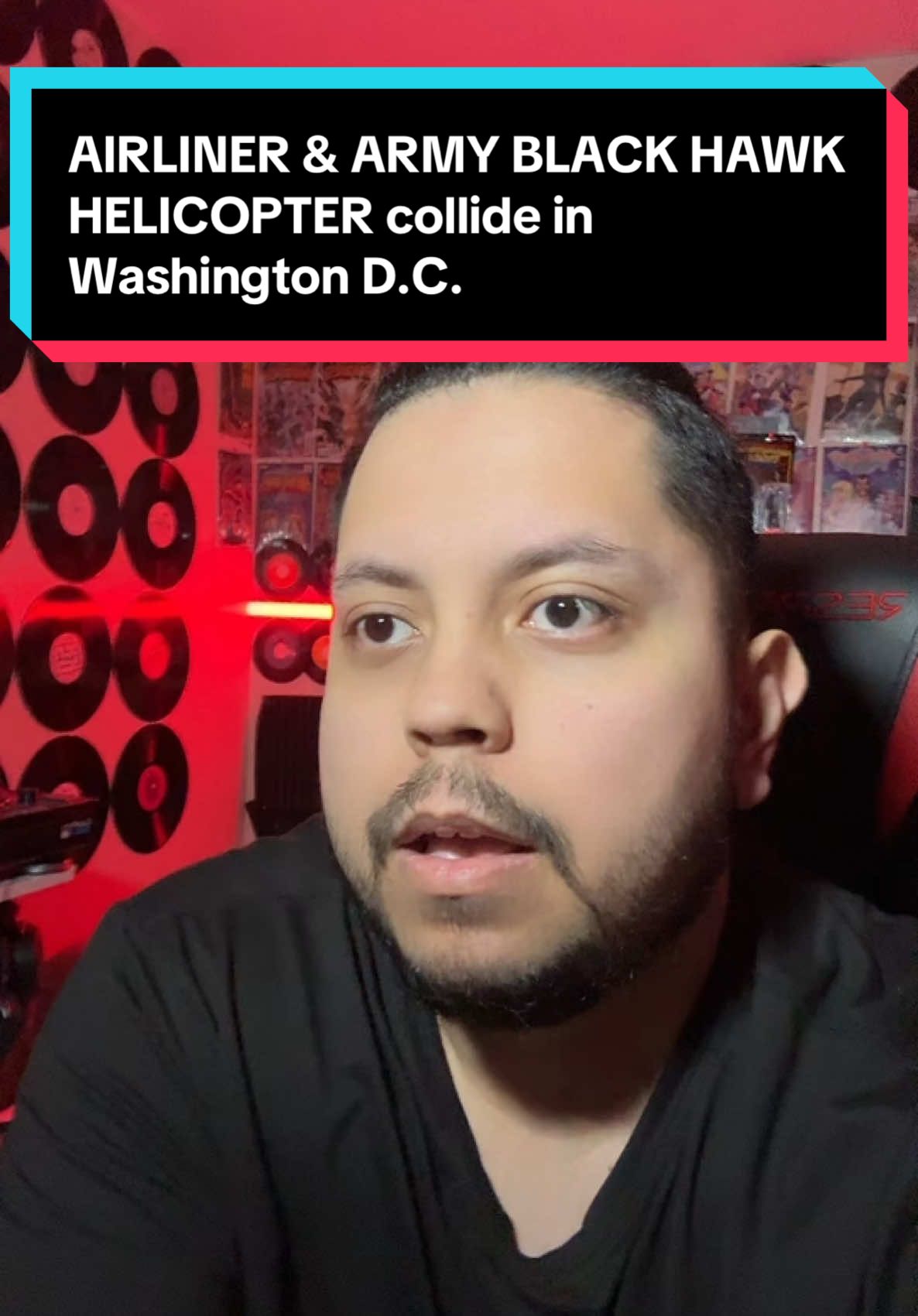1/30 Airliner & Army Blackhawk helicopter have collided over Washington D.C. #breakingnews #washingtondc #fypシ #trending #armyhelicopter #majornews 