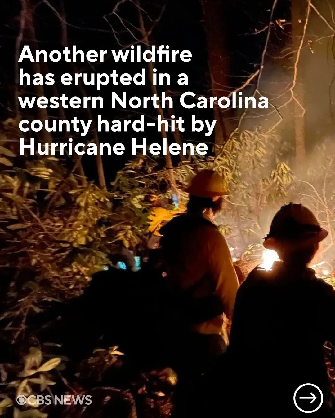 Another wildfire has erupted in western North Carolina’s McDowell County, an area that was devastated by Hurricane Helene just four months ago, officials said. The fire, dubbed the North Fork Fire, comes a day after the Crooked Creek Fire suddenly arose in the county’s town of Old Fort, a town of just 800 people. Get the latest updates at the link.  #wildfire #fire #hurricanehelene #helene #northcarolina #westernnc #oldfort #marionnc #crookedcreek #northfork #appalachia 