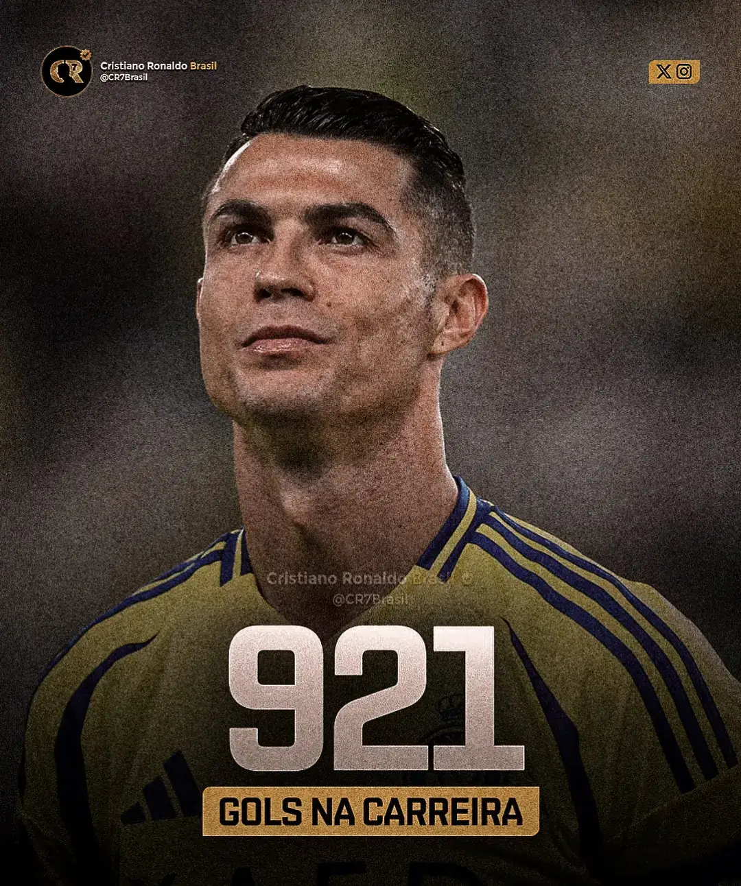 921 Career official goals!  There are 79 goals left for Cristiano Ronaldo to arrive the mark of the thousand goals. 🐐#alnassr #ronaldo 