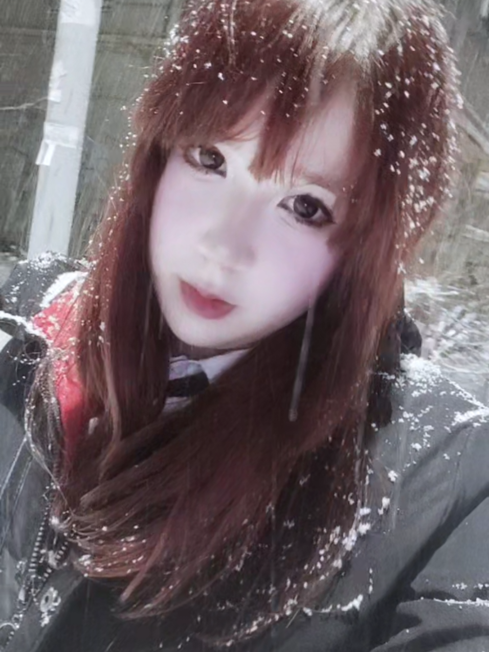 убежище #foryoupage #jsf #girl #shoujo #wintervibes #shoujohorror #vibes #makeup #snow #gspd 