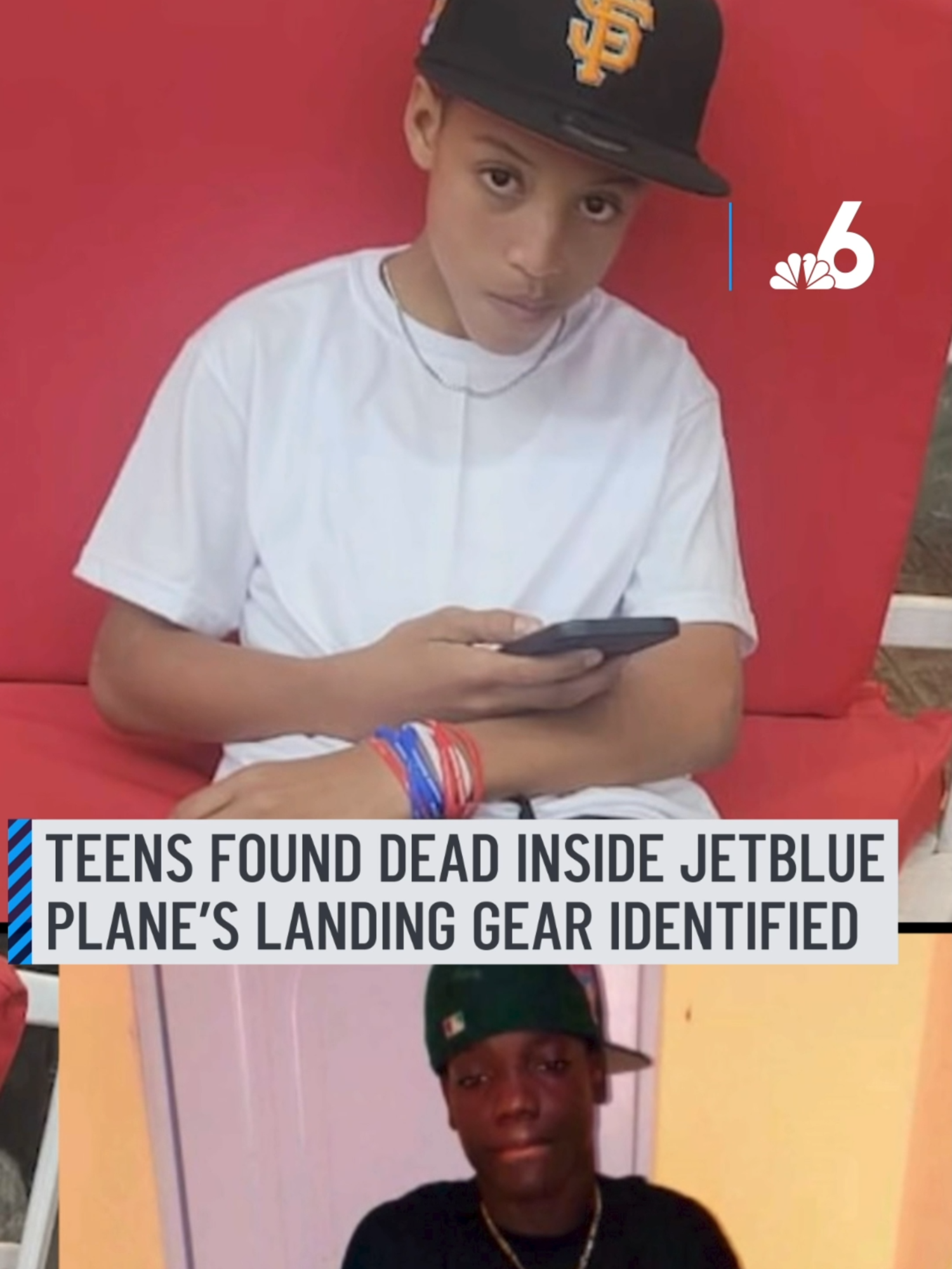 Family members have identified the two people who were found in the landing gear of a JetBlue plane earlier this month at Fort Lauderdale-Hollywood International Airport. The two teens' bodies were discovered on Jan. 7 during a 