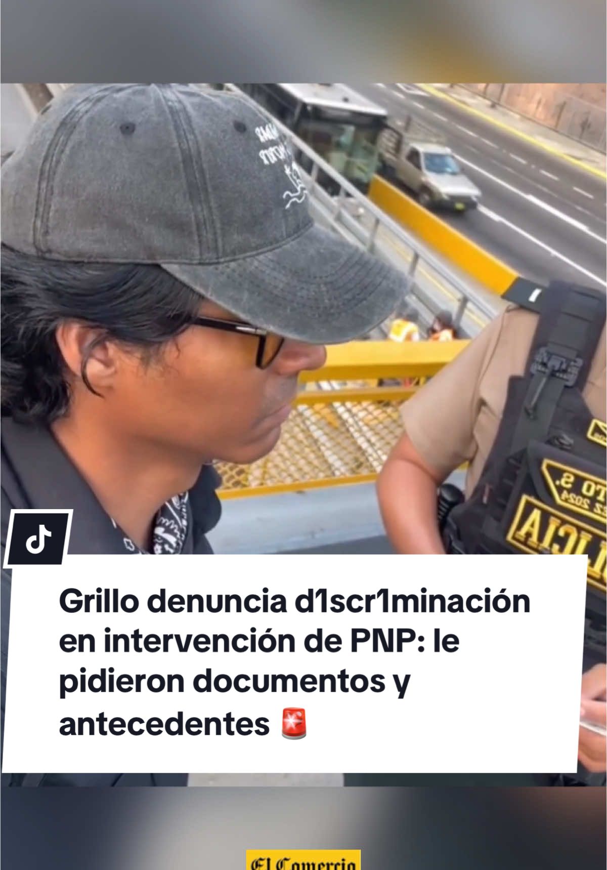 Grillo denuncia d1scr1minación en intervención de PNP: Señaló que le pidieron documentos y antecedentes por su perfil r4cial🚨|| #Grillo #Pnp #Policia #intervencion #ElGrillo #Loultimo #NoticiasPeru #Viral #ElComercioPerú 