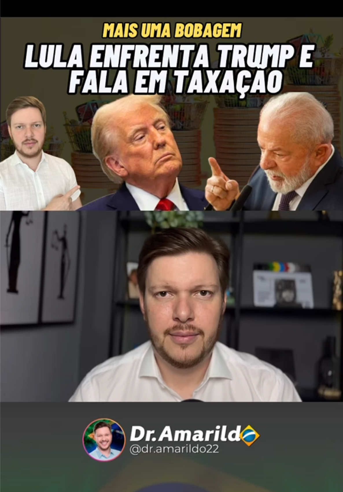 Lula enfrenta Trump e fala em taxação recíproca. #noticias #comentaristadenoticias 