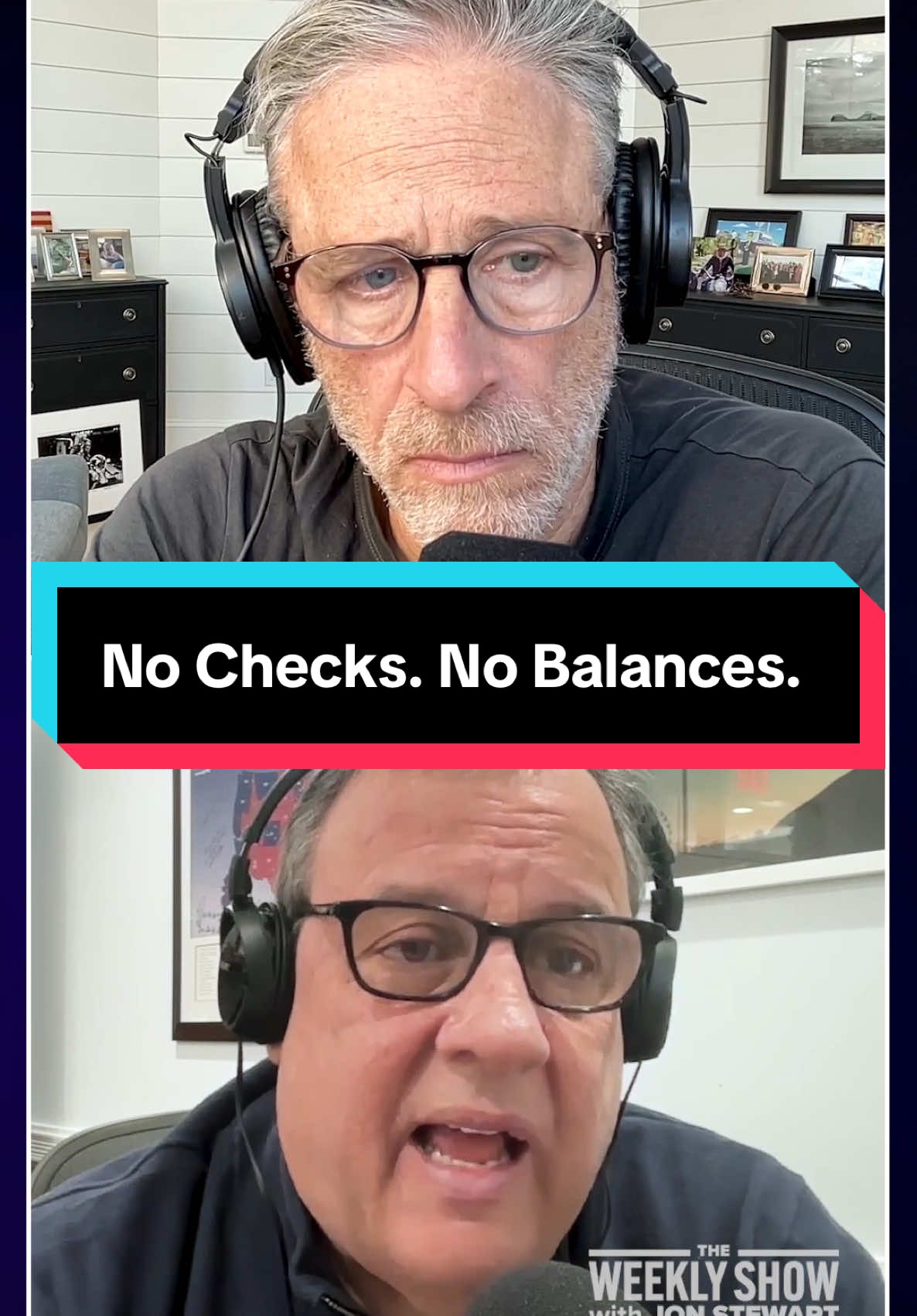 Jon Stewart and Chris Christie on what happens when autocratic impulses meet a system being managed by feckless elected officials. #TheWeeklyShow 