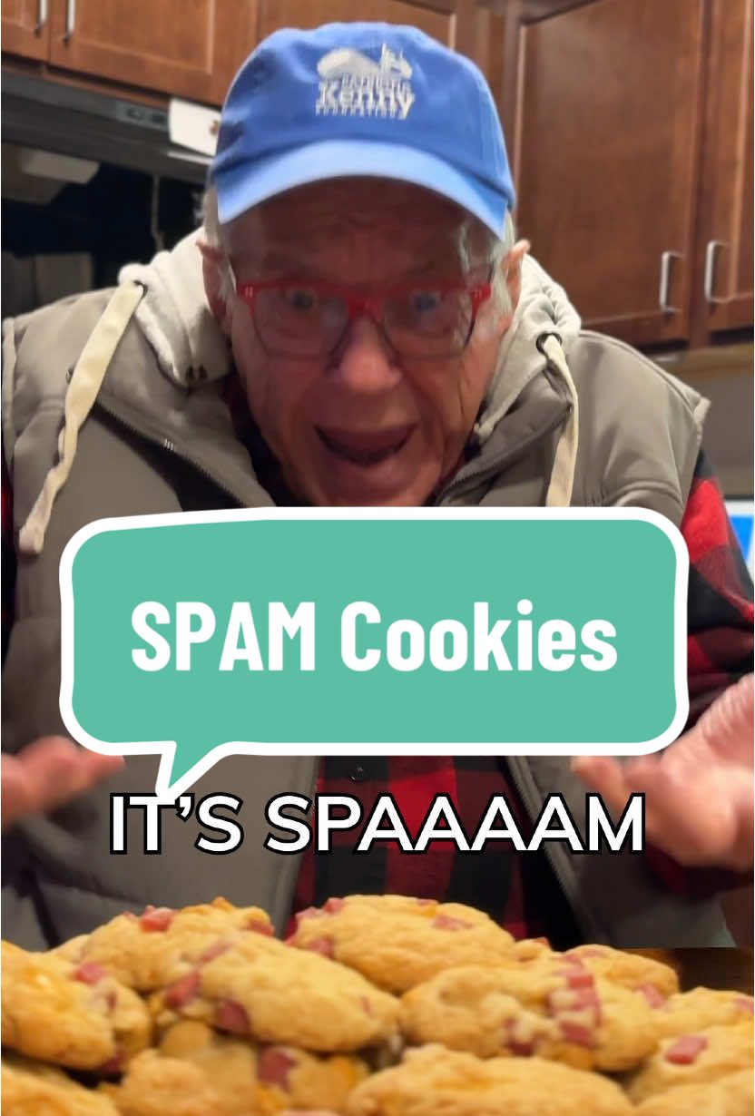 The long awaited SPAM cookies 🥴 What Kenny wants, Kenny gets! #spamcookies #minnesota #senior #patriotickenny #fyp #fypage 