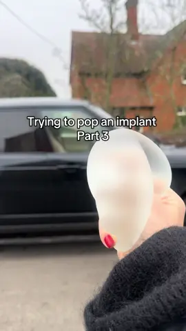 This implant has been through it all… but it finally met its match—a whole Range Rover! 💥🚗