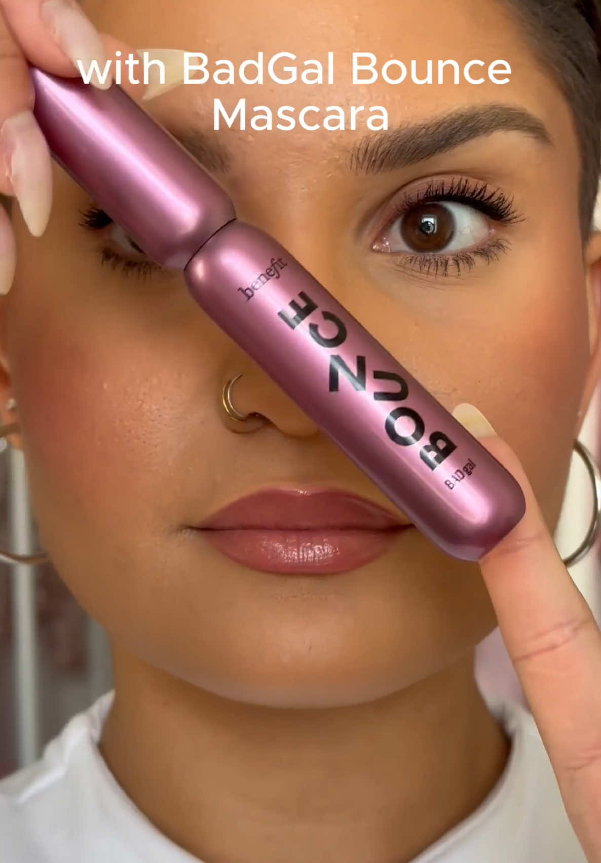 BadGal Bounce Mascara brings all the va-va-VOLUME (242% more, to be exact) 🤩 #fyp #badgalbounce #newlaunch  