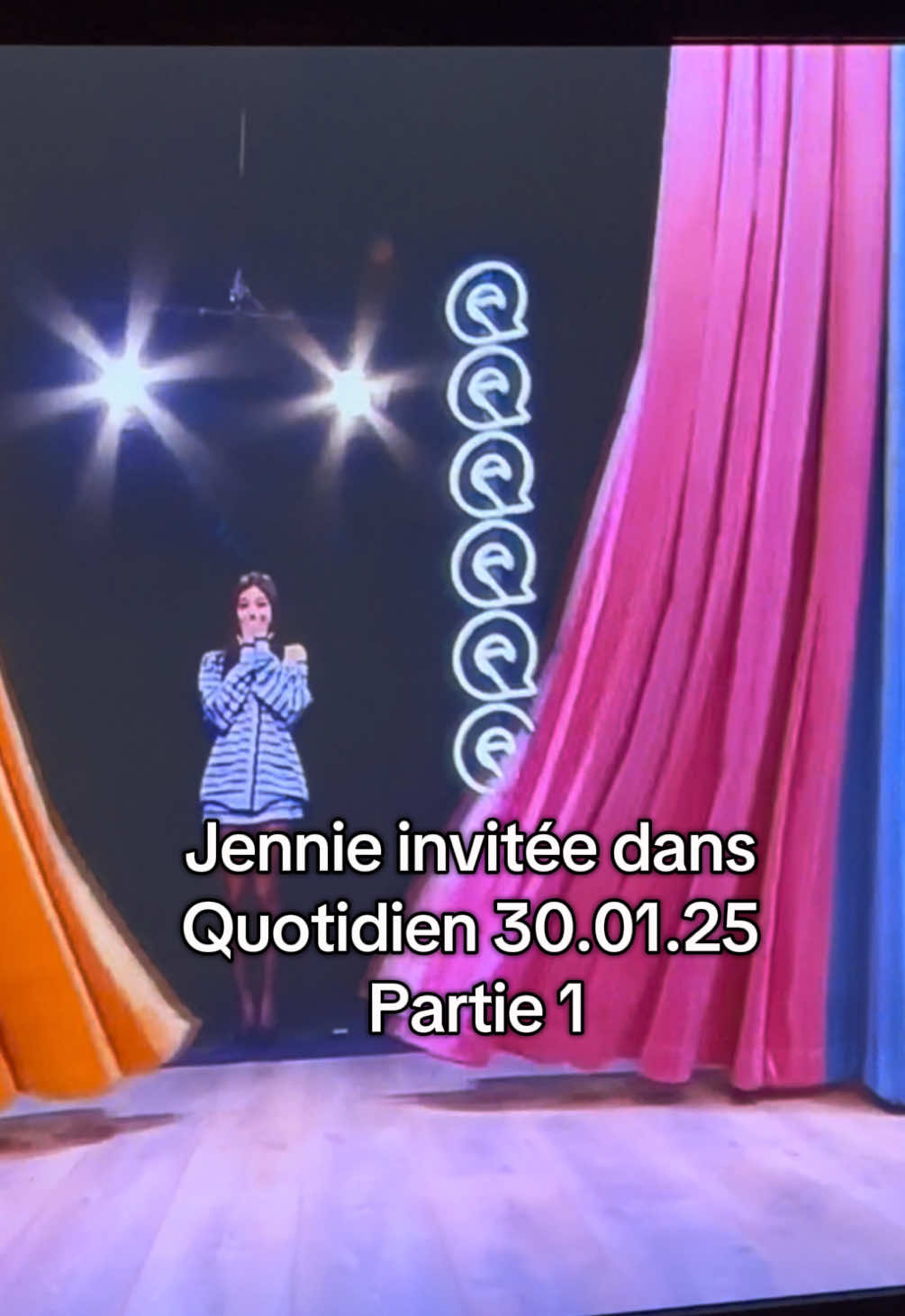 Jennie invitée dans Quotidien 30.01.25 PARTIE 1 #jennie #blackpink #tmc #quotidien #kpop #coree #korea #제니 #블랙핑크 #귀여워 #jennieruby #jennierubyjane #blackpinkjennie #invitée @JENNIE @Quotidien 