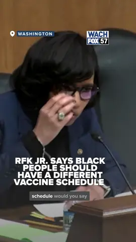 In his Senate confirmation hearing, nominee for Health and Human Services Secretary Robert F. Kennedy Jr. doubled down on unfounded claims that Black people should follow a different vaccine schedule. Most of the studies Kennedy references were conducted by only a single person. #rfkjr #rfk #vaccine #vaccines #trump #donaldtrump #robertfkennedyjr #kennedy #fyp #foryou #foryoupage #newstiktoks #newstiktok #newstok