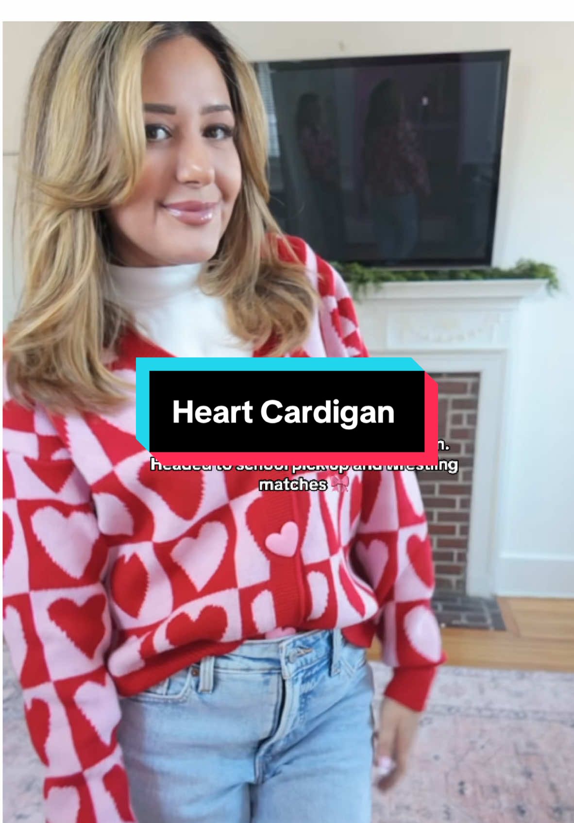 This heart cardigan is so perfect!  #ttsbeautybesties #giftguide #newyearnewaura #fashionlookbook #winterwardroberefresh #mademyyear #ttsdelightnow #ttslevelup #tiktokshopjumpstartsale #tiktokshopcreatorpicks #TikTokShopFashion #tiktokshoploveatfirstfind #winterfinds