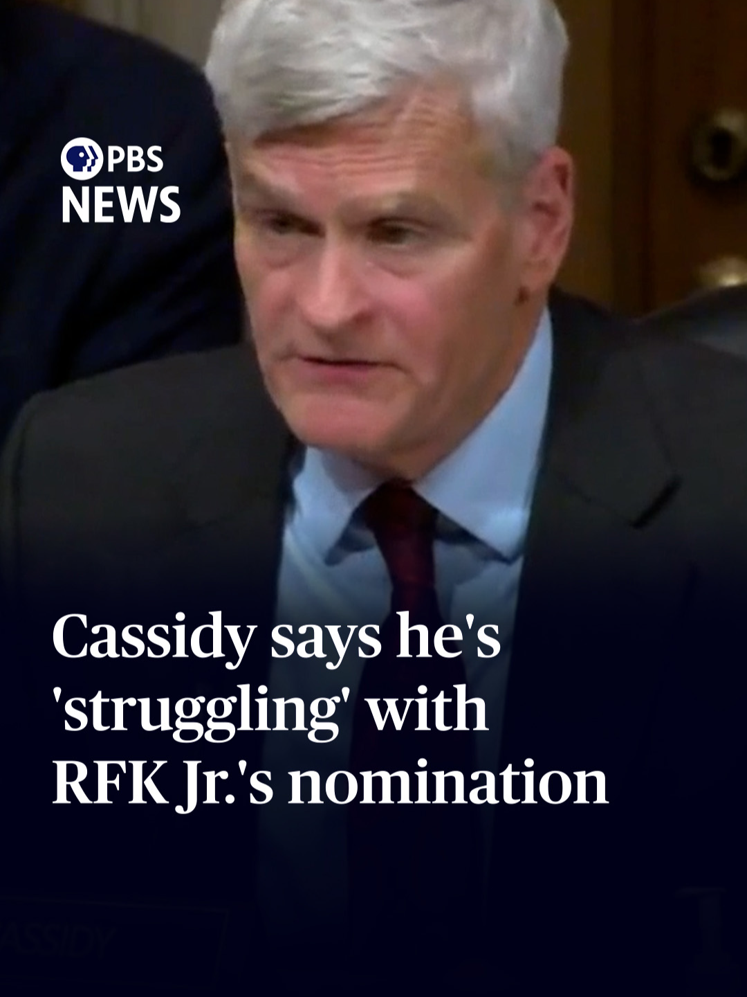 Republican Sen. Bill Cassidy, R-La., told Robert F. Kennedy Jr. on Thursday that he has been 