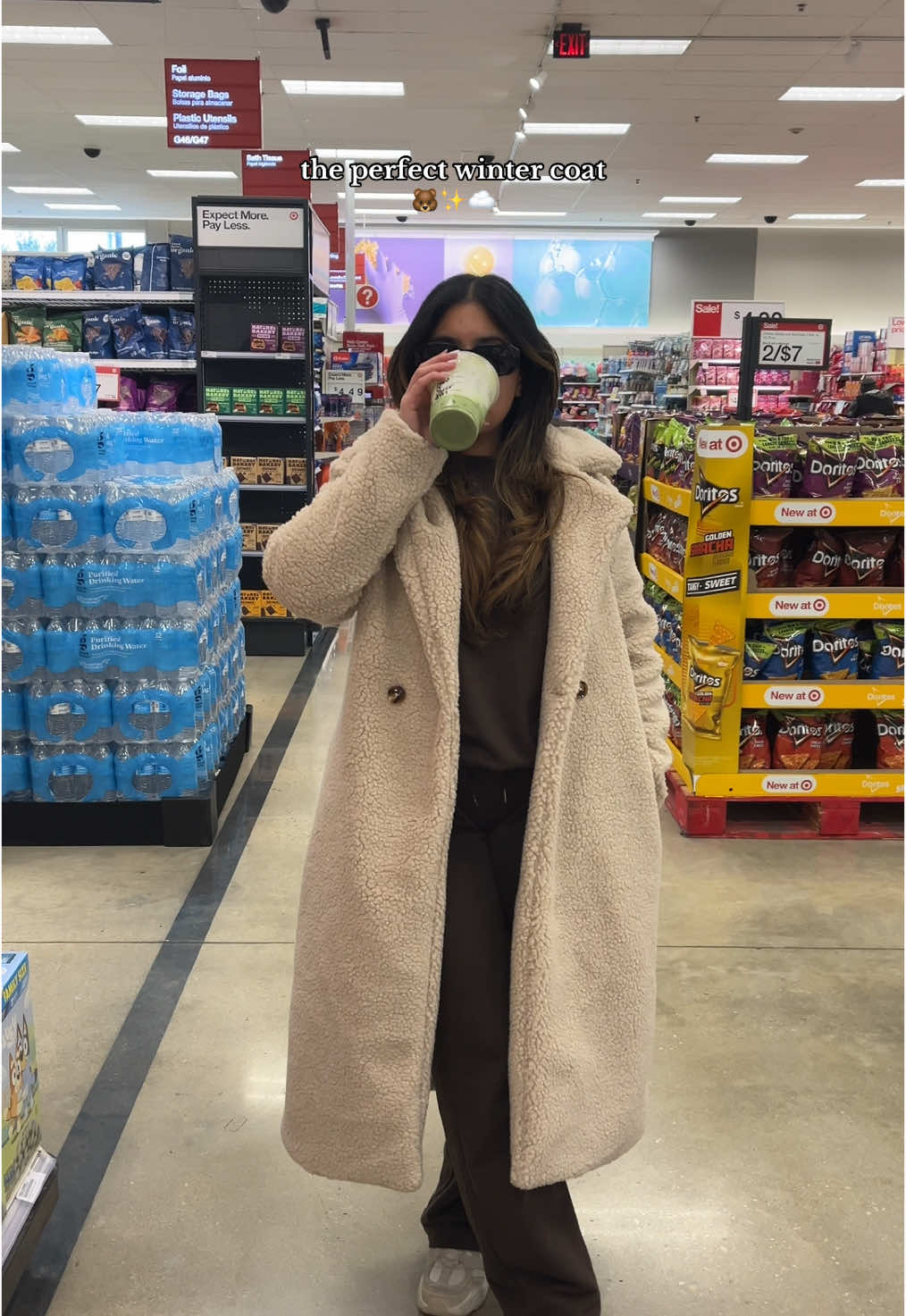 got told I look like a trophy wife at target 🏆✨  #wintercoat #TikTokShop #winterfashion #affordablefashion #chicstyle #chicfashion #tiktokshopfinds #tiktokshopsale #fashion #fashiontiktok #spotlightfinds 