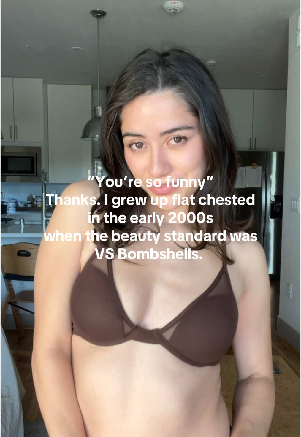 We are redefining the beauty standard one bra at a time  #wearpepper #ittybittycommitee #early2000s #beautystandard #smallboobs 