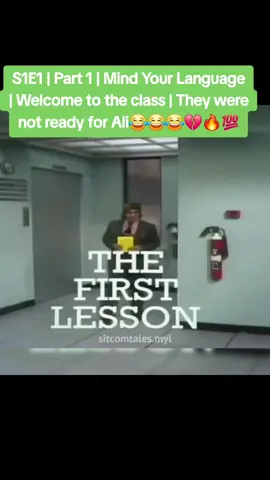 S1E1 | Part 1 | Mind Your Language | Welcome to the class,Ali is here😂😂😂💔🔥💯 #mindyourlanguage #sitcom #MrBrown #funnymoments #languageschool #languagelearning