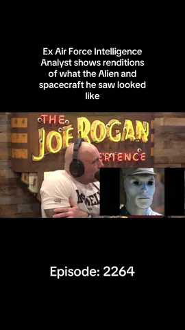 Ex Air Force Intelligence Analyst shows alien and spaceship renditions of what he witnessed. #joerogan #jre #jreclips #clips #aliens #uap #fyp 