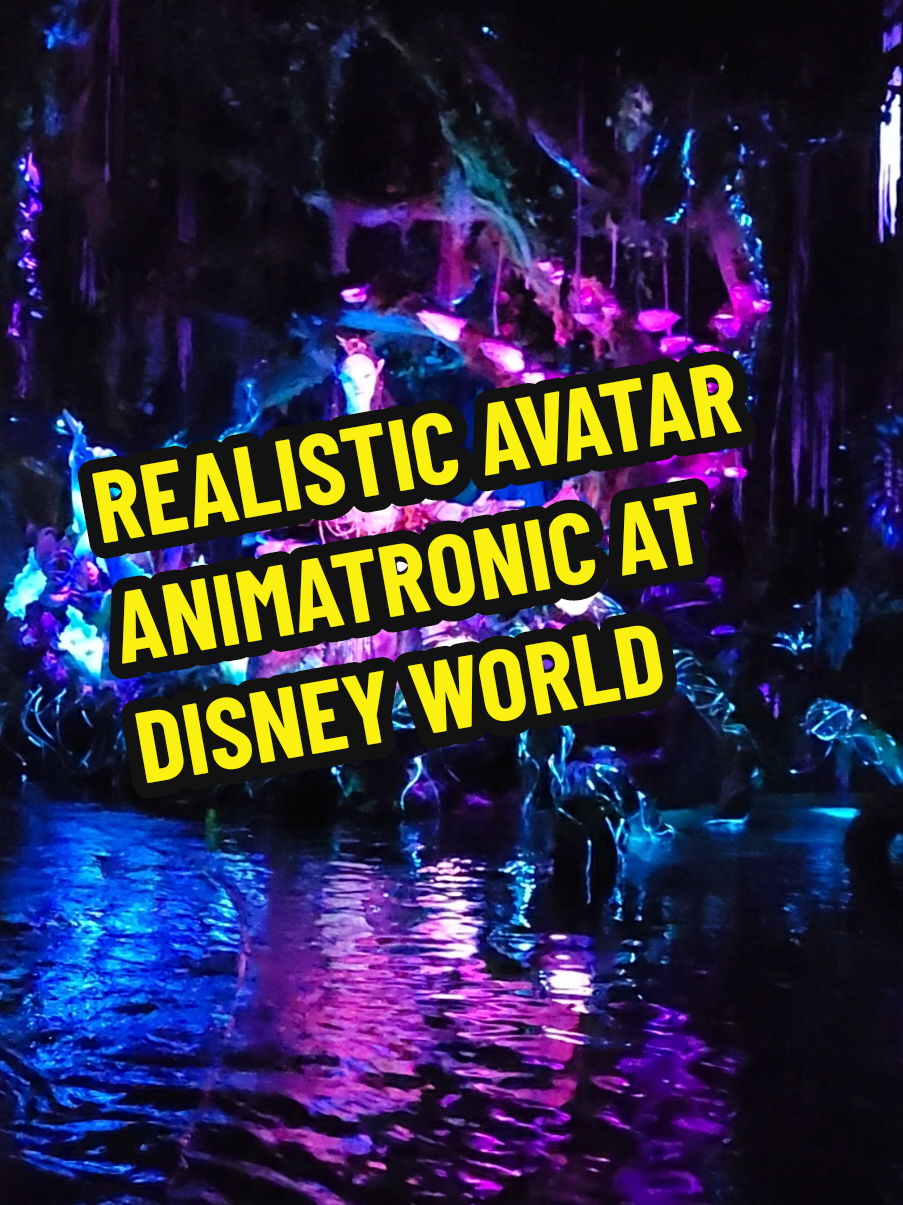 This was so Realistic!! Why add the screen!? #animalkingdom #avatar #disney #disneyworld 