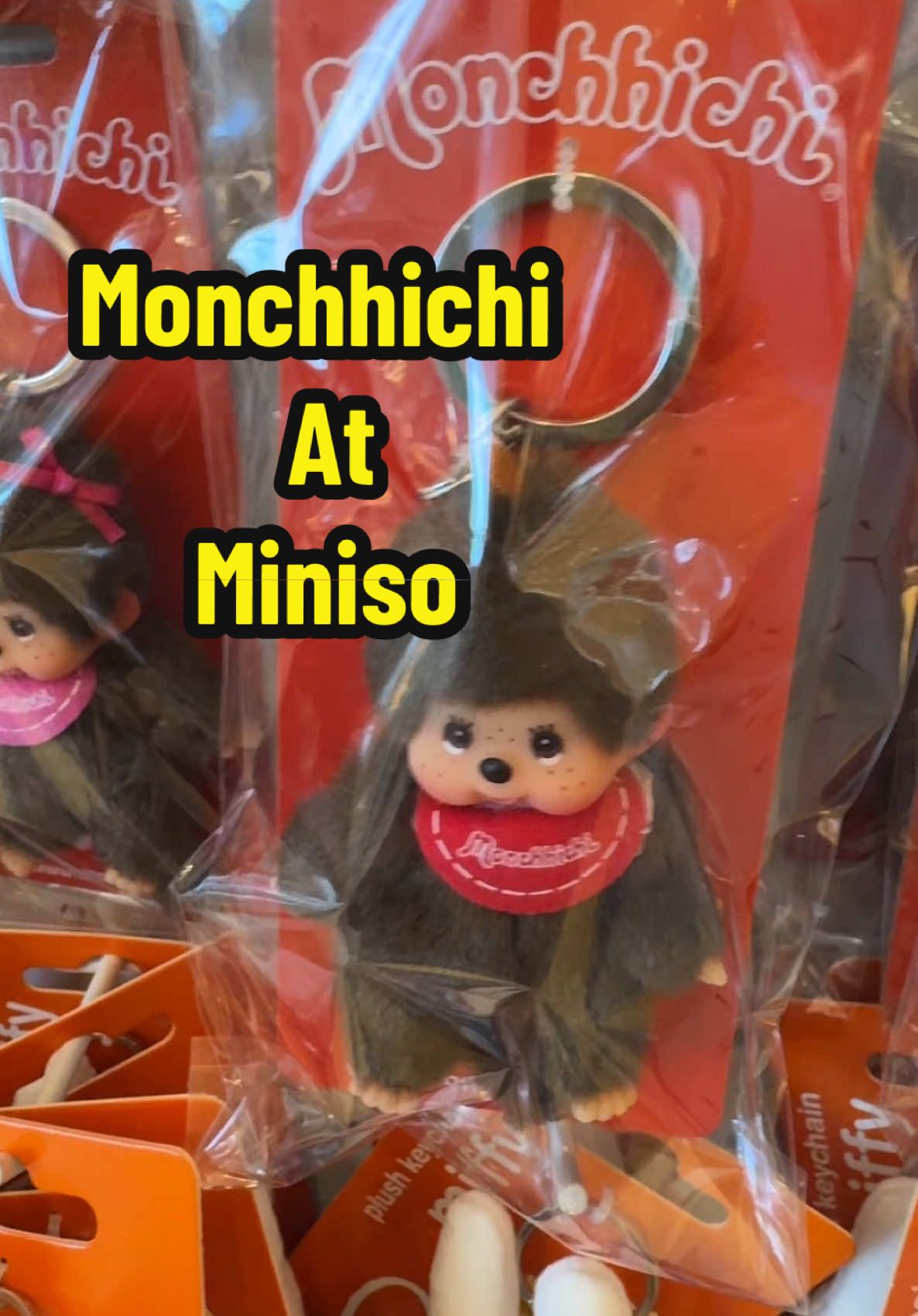 We found more a Monchhchi and this time it was at @MINISO United States  Run don’t walk hunties  #monchhichi #minisofinds #miniso #retro #monchichi 