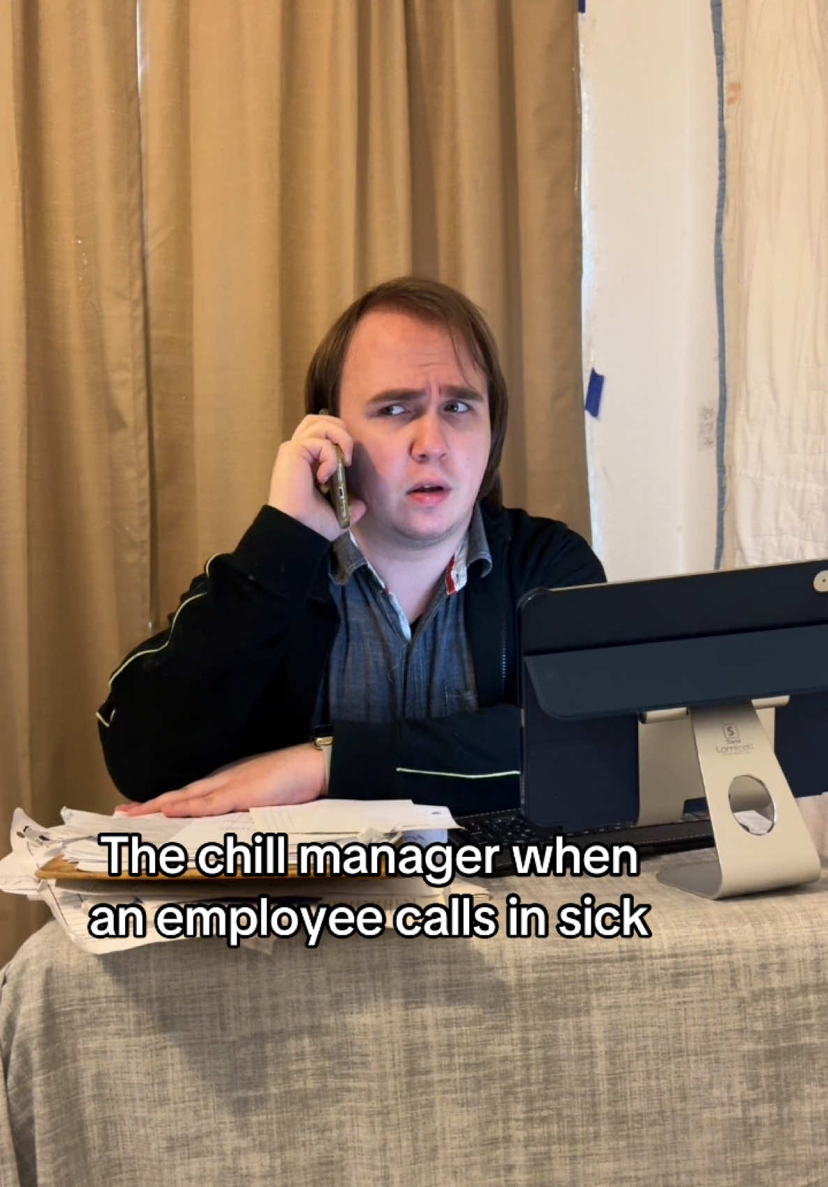 Your health and wellbeing are first. #fyp #comedy #manager #work #skits 
