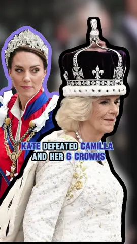 Kate defeated Camilla and her 6 crowns #camilla #princesskate #crown #tiara #diana #british #rf #royalfamily #queen 