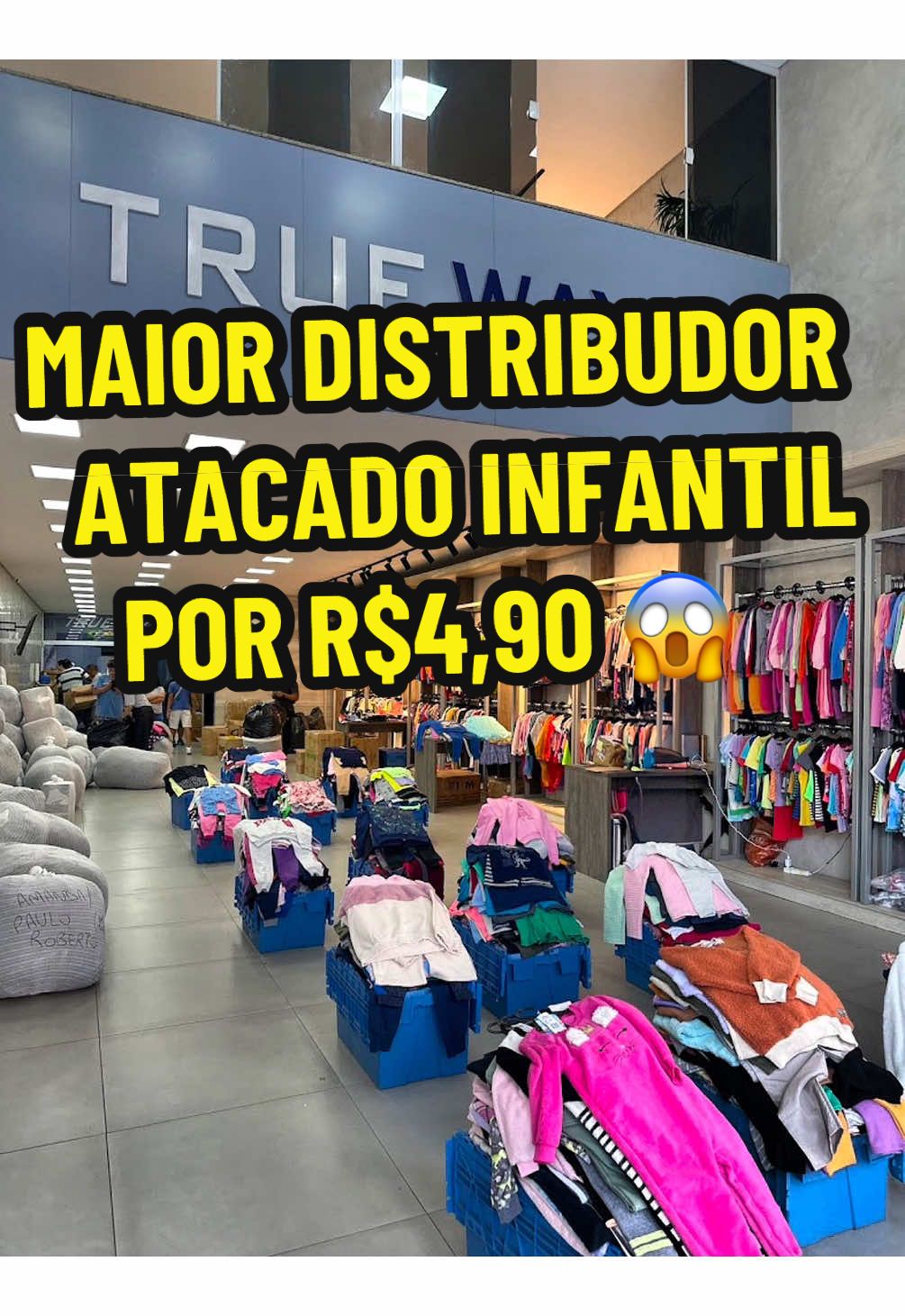 ❌REVELEI O SEGREDO DAS LOJAS ROUPAS INFANTIS BARATAS COM MENOR PREÇO PARA VOCÊ GANHAR DINHEIRO NA REVENDA!  🏬TRUEWAY 📍R. Coronel morais 314 - Brás, São Paulo 🟢 Whatsapp para pedidos: 👉 (11) 95898-3765 🌐SITE OFICIAL truewaydistribuidora.com.br Já entra em contato, e faça o seu investimento!  Não perca tempo, chegou a sua vez de investir direto do distribuidor e fazer acontecer esse ano ! 👏💰🚀 #brás #modainfantil #atacadobras #fornecedoresderoupas #25demarço #brassp #bras #feirinhadamadrugada 
