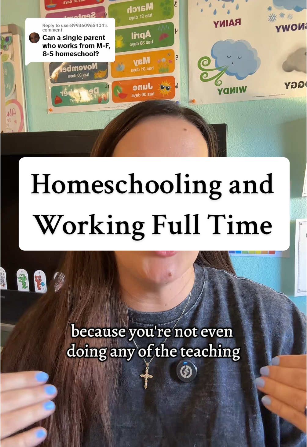 Replying to @user899360965404 how to homeschool when you work full time #homeschooling 