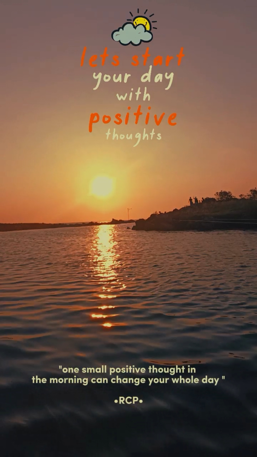 Stay Positive 🌞 #CapCut #typography #morning #jumatberkah 