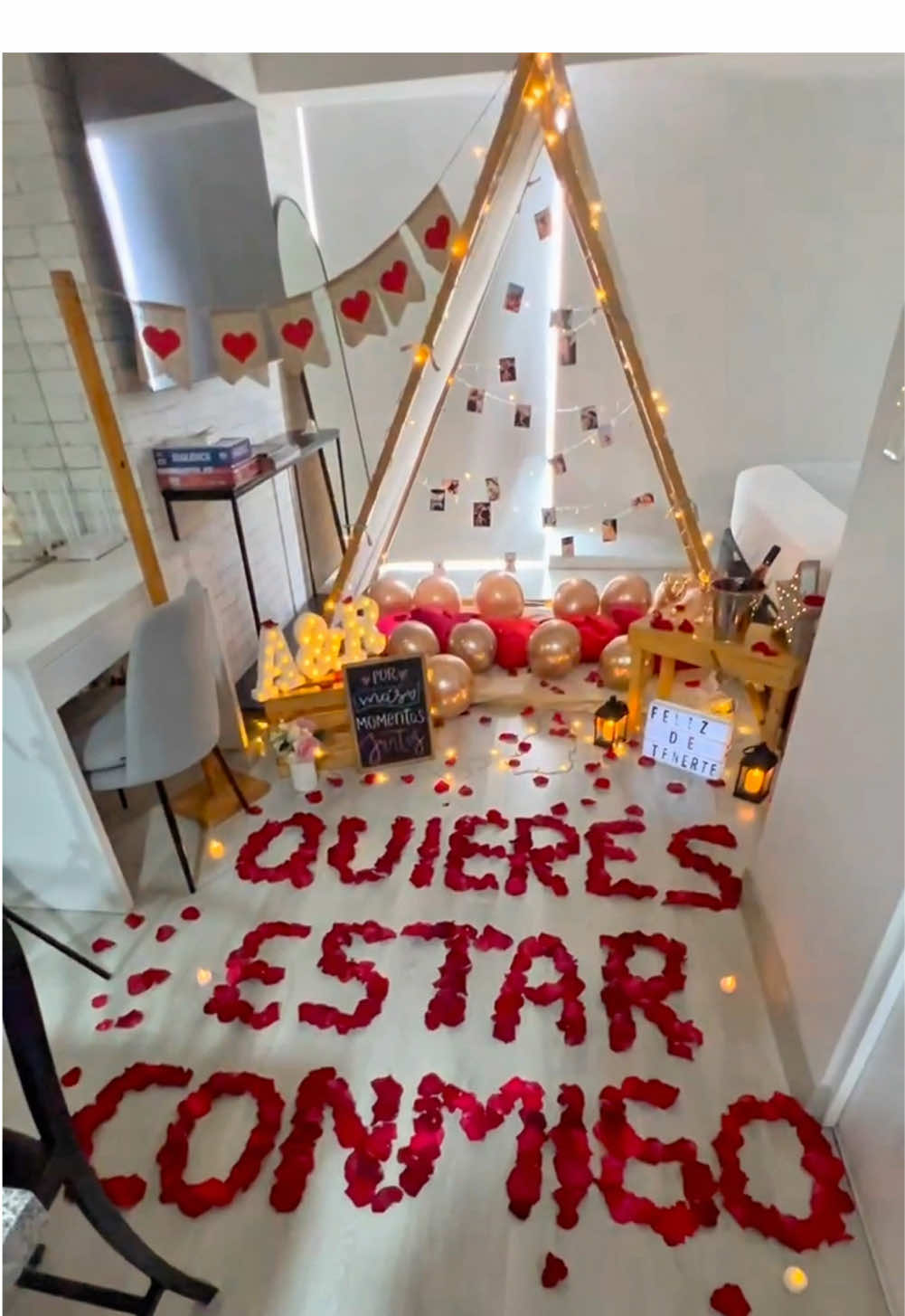 ¿Quieres estar conmigo? 🤵🏽🥰⛺️❤️✨ #pedida #quieresserminovia #couplegoals #declaracion #sorpresa #detallesqueenamoran #sorpresasqueenamoran #detalles #detalledeamor #enamorados #Love #amor 