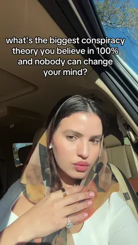 what's the biggest conspiracy theory you believe in 100% and nobody can change your mind?🌀 #fyp 