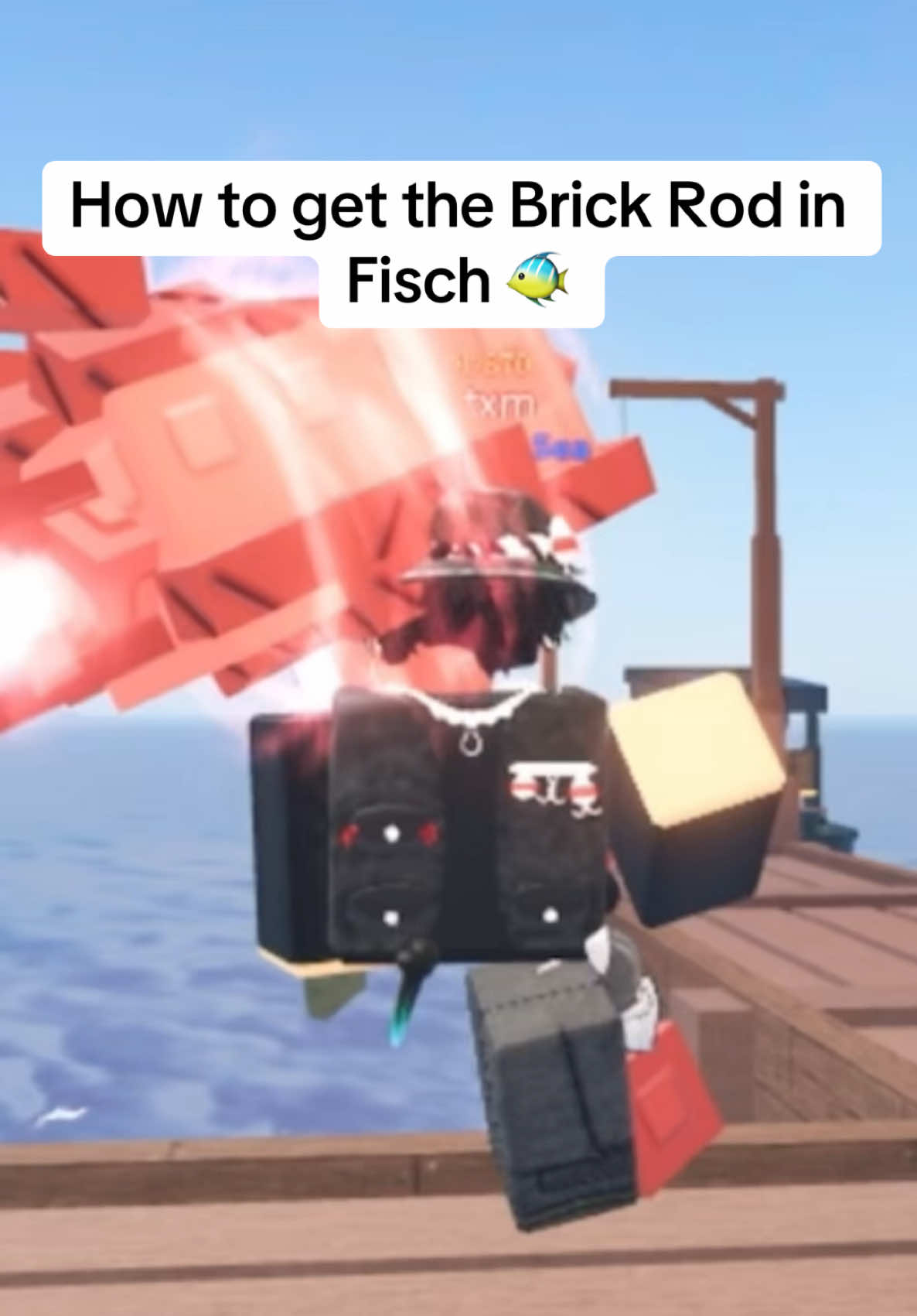 How to obtain the Brick Rod in Fisch 🐠 #fisch #roblox #robloxfyp #fischnewupdate #robloxfisch #fischguide #fyp #foryoupage 