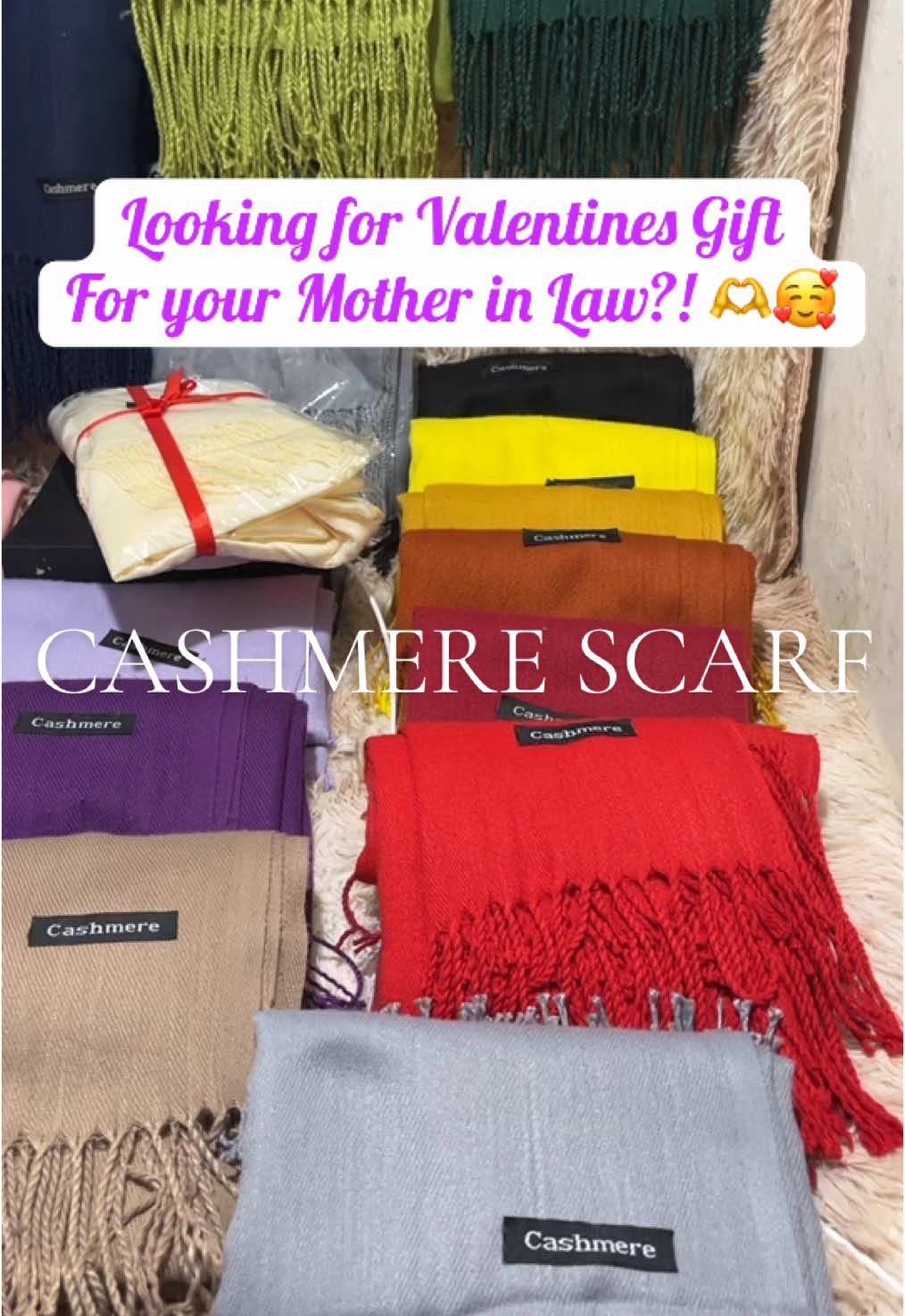 very soft and smooth! #cashmere #scarf #shawl 