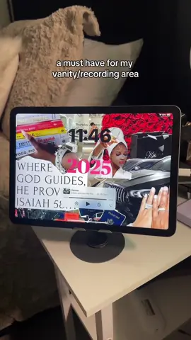 Must have for content days 🤞🏽💕 #ipadstand #360stand #creatormusthaves 