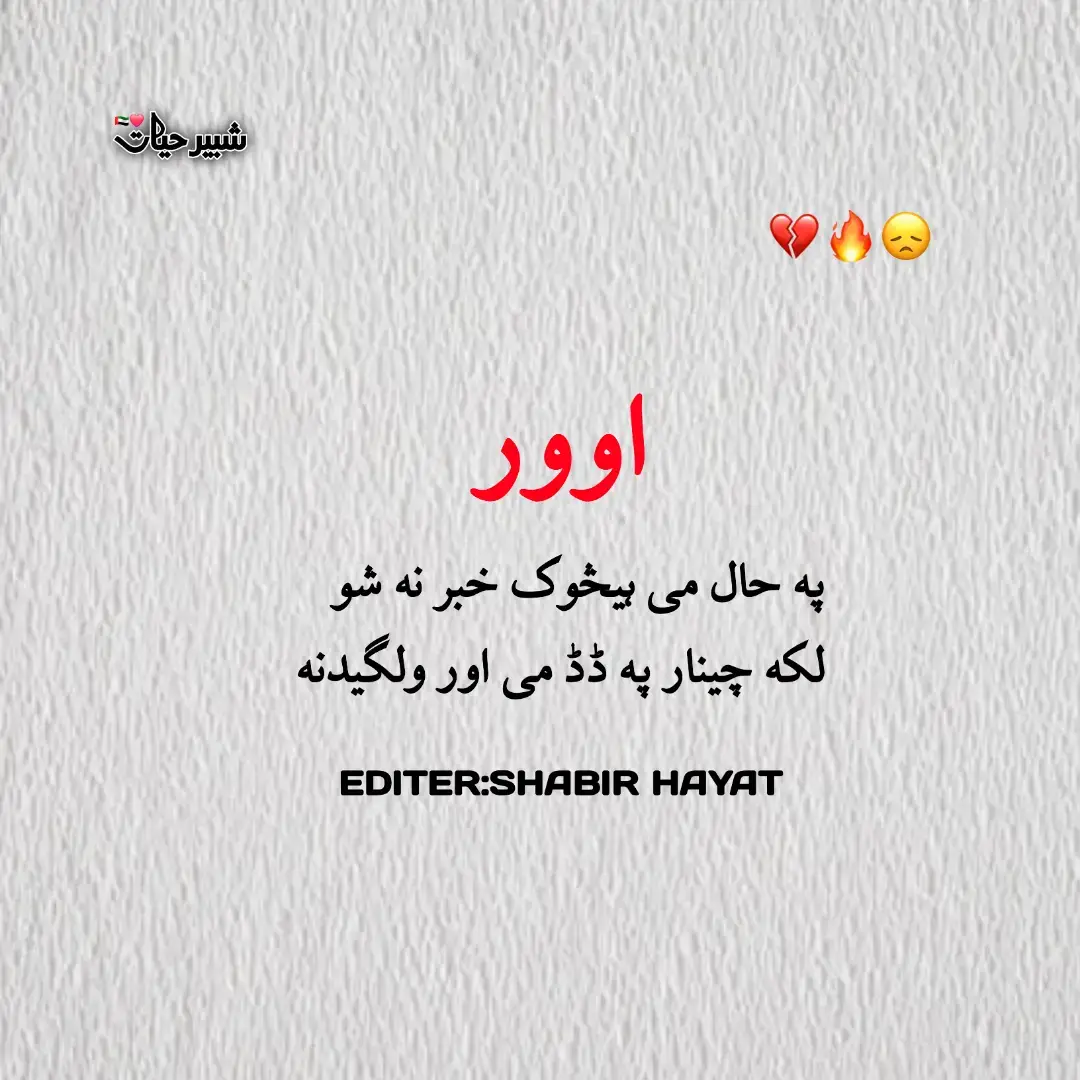 Laka Chenar#foryou #foryoupage #newaccount #plzviralvideo #shabirhayat 