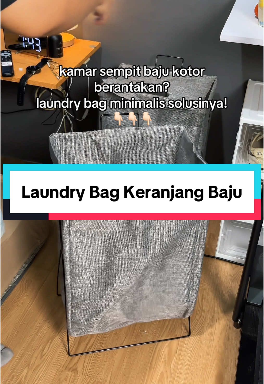 cuma 50ribuan cuyyy! #laundry #pandaoma #laundrybag #keranjangbaju #keranjangbajukotor #laundryhack #homedecor #DIY #foryou 