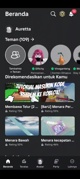 semoga tidak bermanfaat🥰🙏 #4U #1U  #fyp #fyppppppppppppppppppppppp #fy #fypシ゚ #yzxcba #tutorial #aurettaroblox #masukfyp #robloxedits #robloxfyp #lewatberanda #kaliann #tutorialmasukinkodereedemkeroblox!