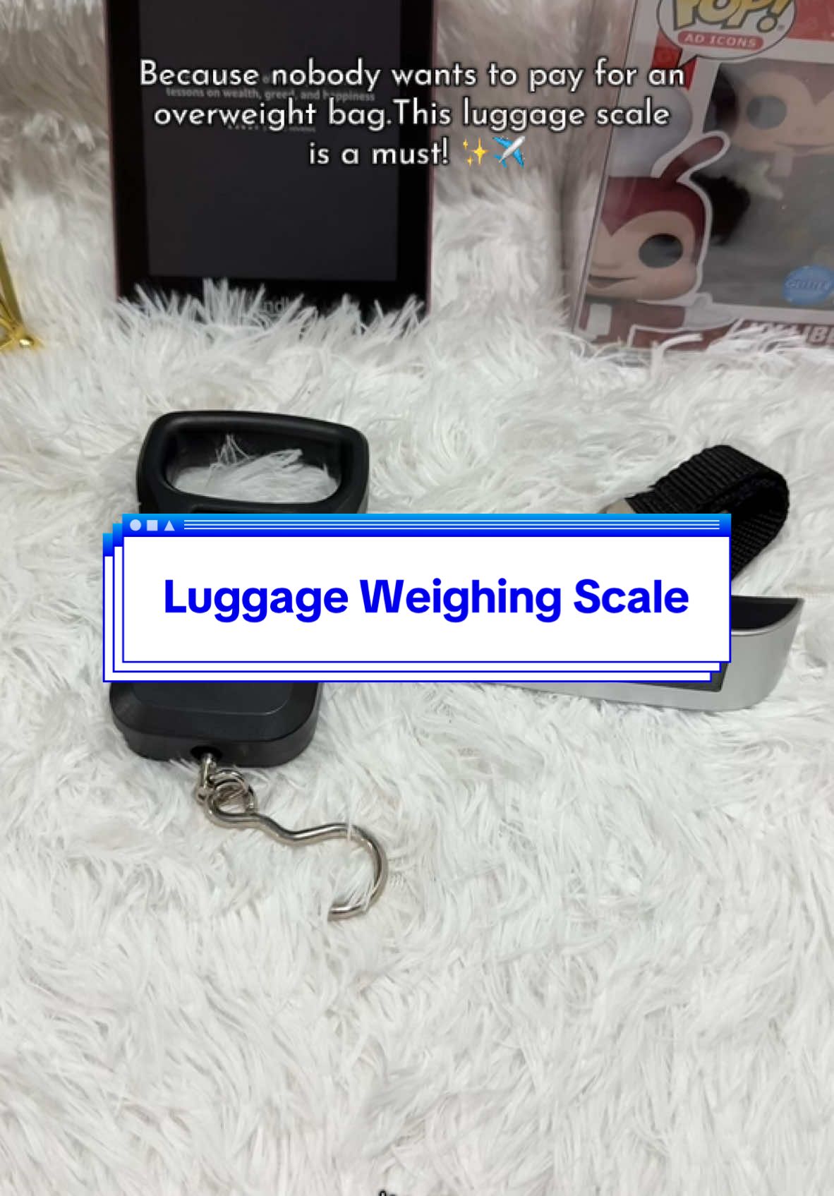 No more guessing—this luggage scale keeps your packing on point! #luggagescale #luggageweighingscale #electronicluggagescale #weighingscale #weighingscales #weighingscaledigital 