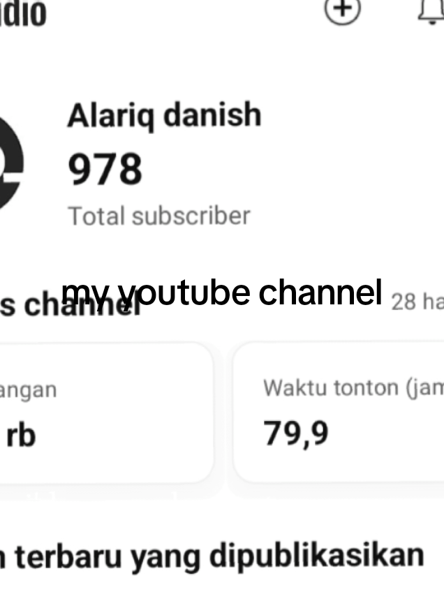 Thank you to my subscribers for a  supported mychannel until now.  maybe the subscribers not a big, but I'm very grateful because my efforts weren't in vain 