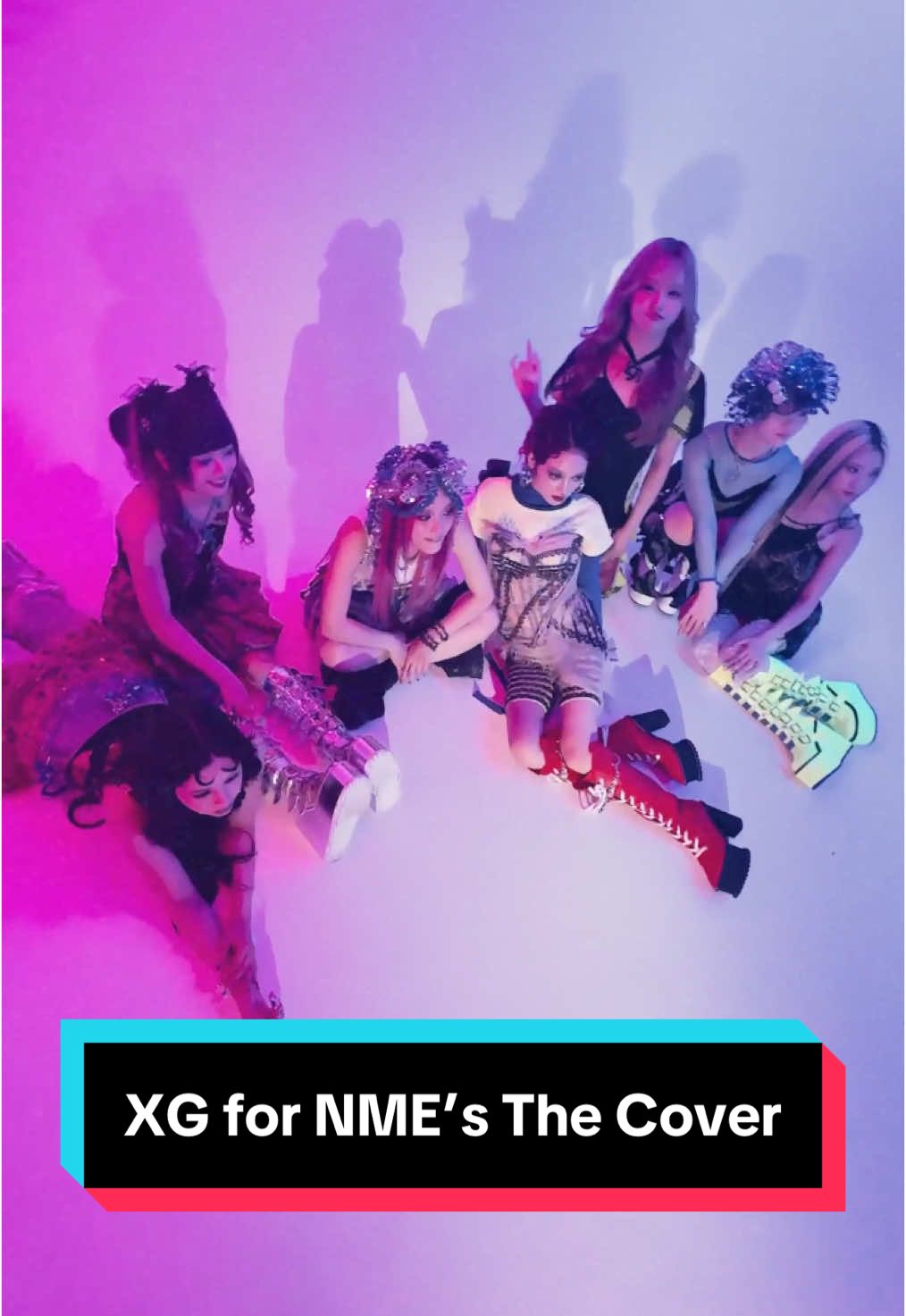 Fun, feisty and fabulous - watch @XG Official work their magic at the #NMETheCover shoot #nme #music #kpop #xg #photoshoot #bts #behindthescenes #covershoot #nmemagazine #foryoupage #fyp 