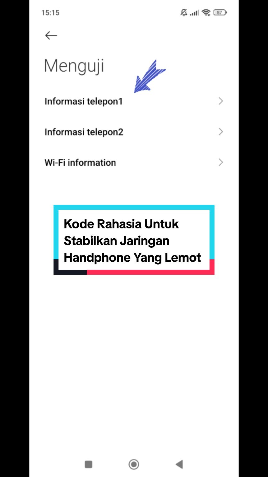 Coba kode rahasia ini saat  jaringan hp kamu lemot #tutorial #tipsandroid #hplemot #jaringaninternet #internetlemot 