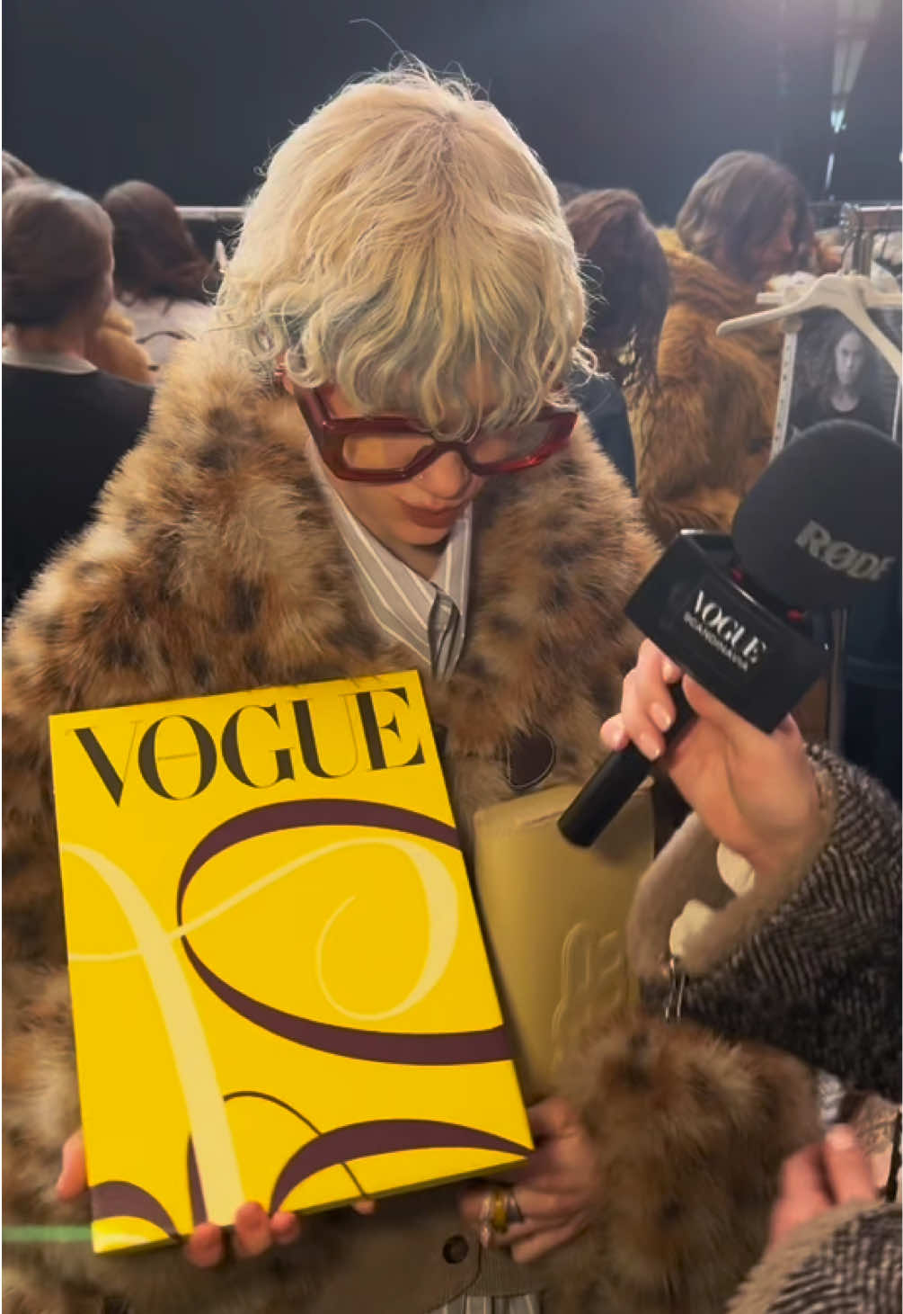 We brought our next issue, launching today, backstage at shows during #CPHFW - watch as the models at @MUNTHE and @Baum und Pferdgarten try to guess who our next Cover Star is. You will find out very soon!