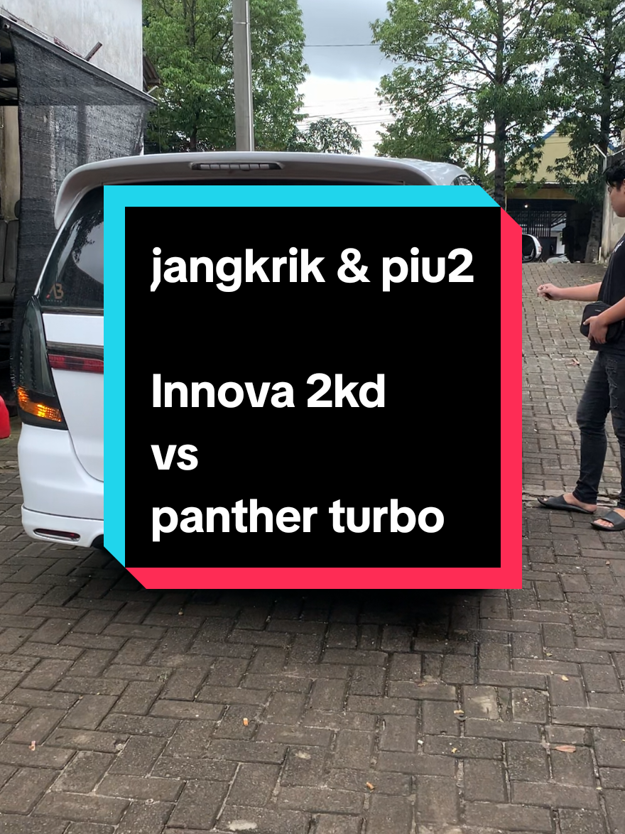 menurutmu enak mana bolo ?? 😁☺️ @Panther GR sport @Xenia_Bujat @慈飞飞 SO4 @bashirmuhamad_  yang kita kerjakan cuman: Ganti downpipe piu-piu ternak jangkrik  delete resonator  #turbojangkrik #isuzu #innova #panther #toyota #deleteresonator 