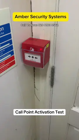 Call Point Activation Test #firealarm #alarm #emergency #emergencyservices #testingproducts #fyp 