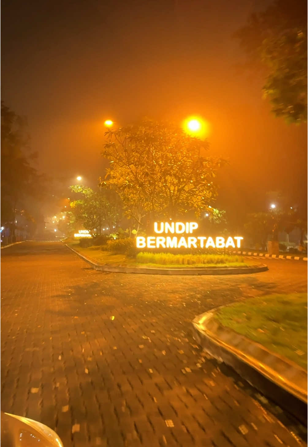 night at Diponegoro campus🪄 #fyp #undip #semarang 